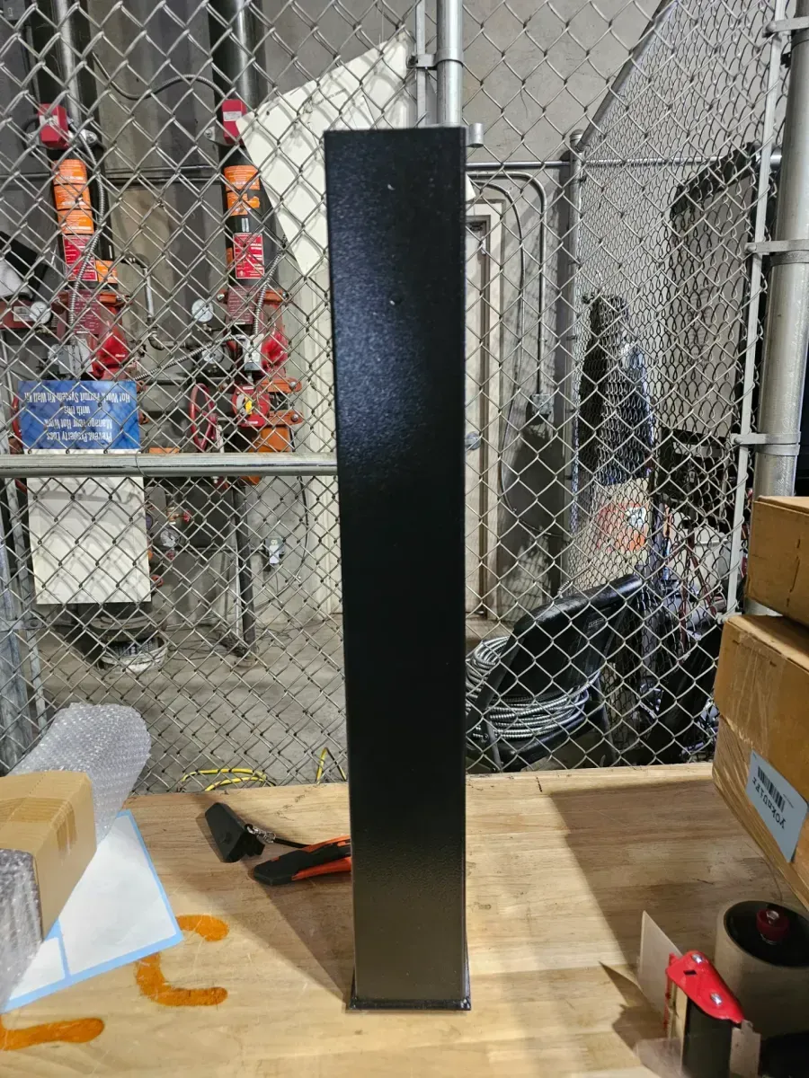 27 in. Galvanized Steel Surface Mount Mailbox Post - image 4