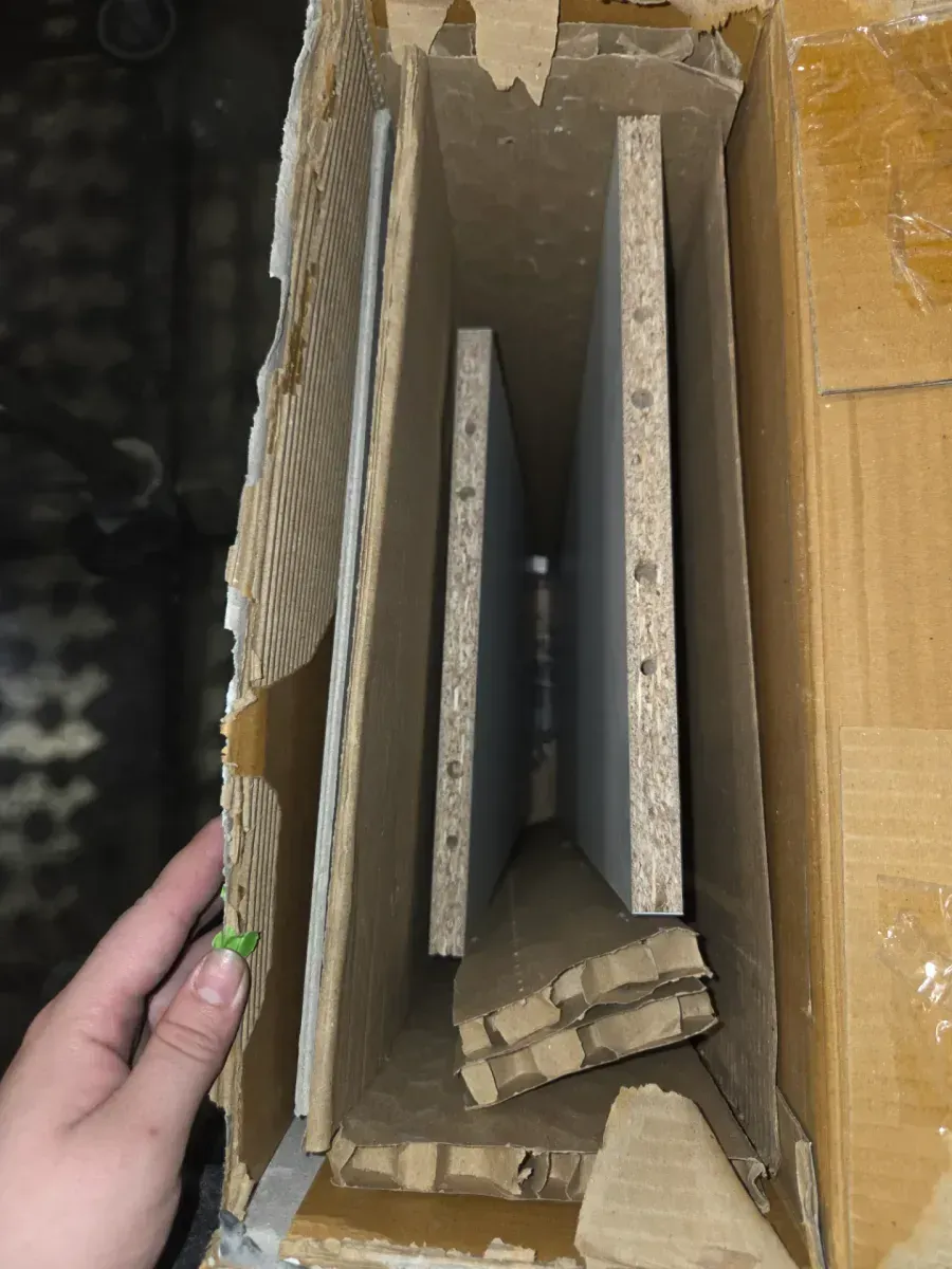 Shaker Style 16 in. W x 12 in. D x 62.25 in. H Linen Cabinet in Dove Gray - image 3