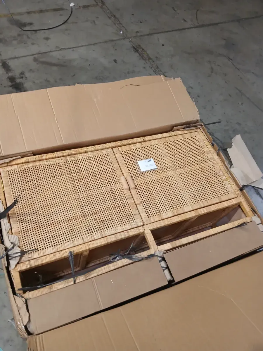 Vivan Natural Rattan Storage Cabinet - image 3