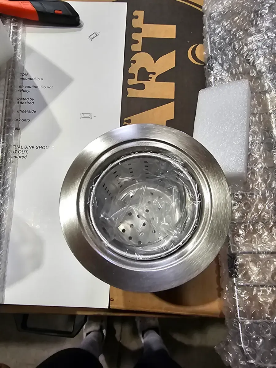 Handmade Stainless Steel Single Bowl Kitchen Sink with Accessories - image 3