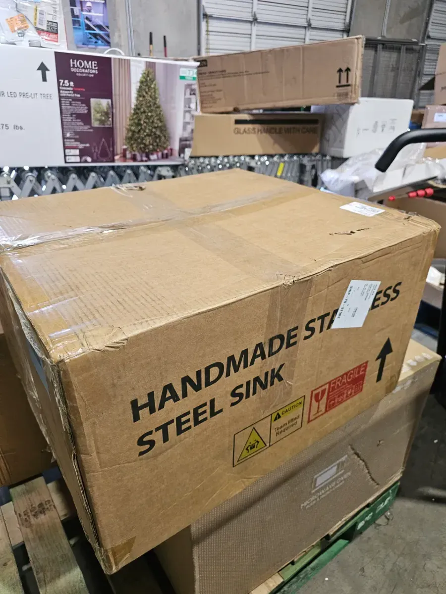 Handmade Stainless Steel Single Bowl Kitchen Sink with Accessories - image 6