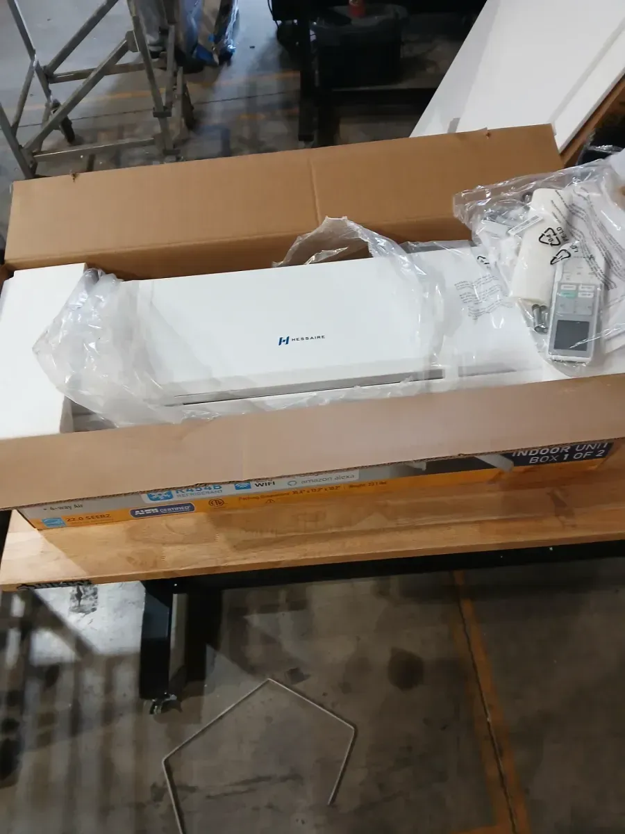 DIY 22 SEER2 12,000 BTU Wi-Fi 1-Ton Ductless Mini Split Air Conditioner and Heat Pump Variable Speed Inverter-115-Volt - image 3