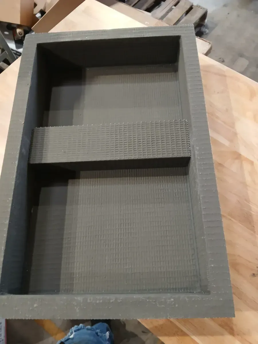 Watershield Shower System 13.25 in. x 21.25 in. x 3.5 in. Shower Niche With Adjustable Shelf - image 4