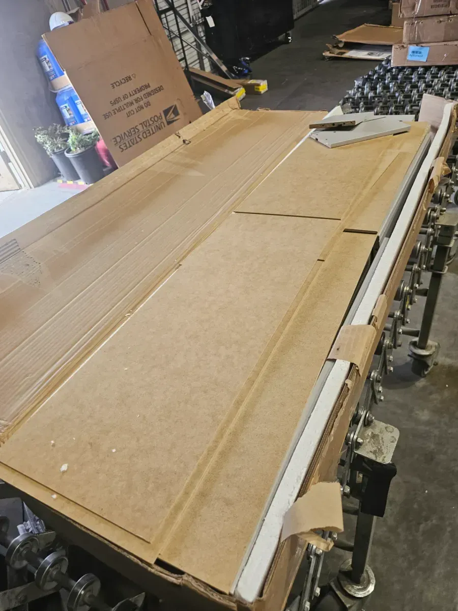 *** Gray *** Portland 6-Drawer Double Dresser in Oak 26.89 in. H x 56.34 in. W x 12.46 in. D  - image 2