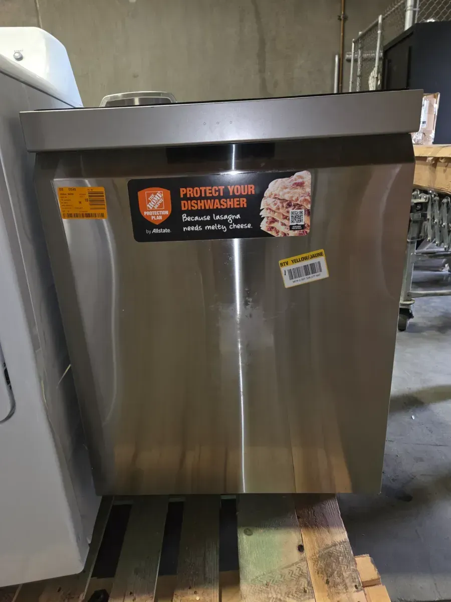 24 in. Top Control Standard 48 dBA Dishwasher with QuadWash in Stainless Steel - image 2