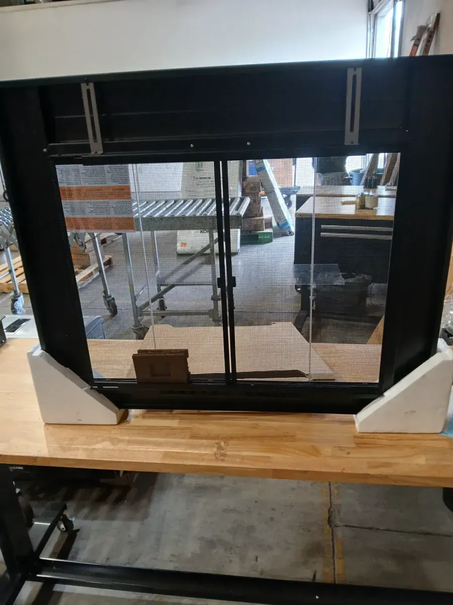 Ascot Medium Glass Fireplace Doors - image 3