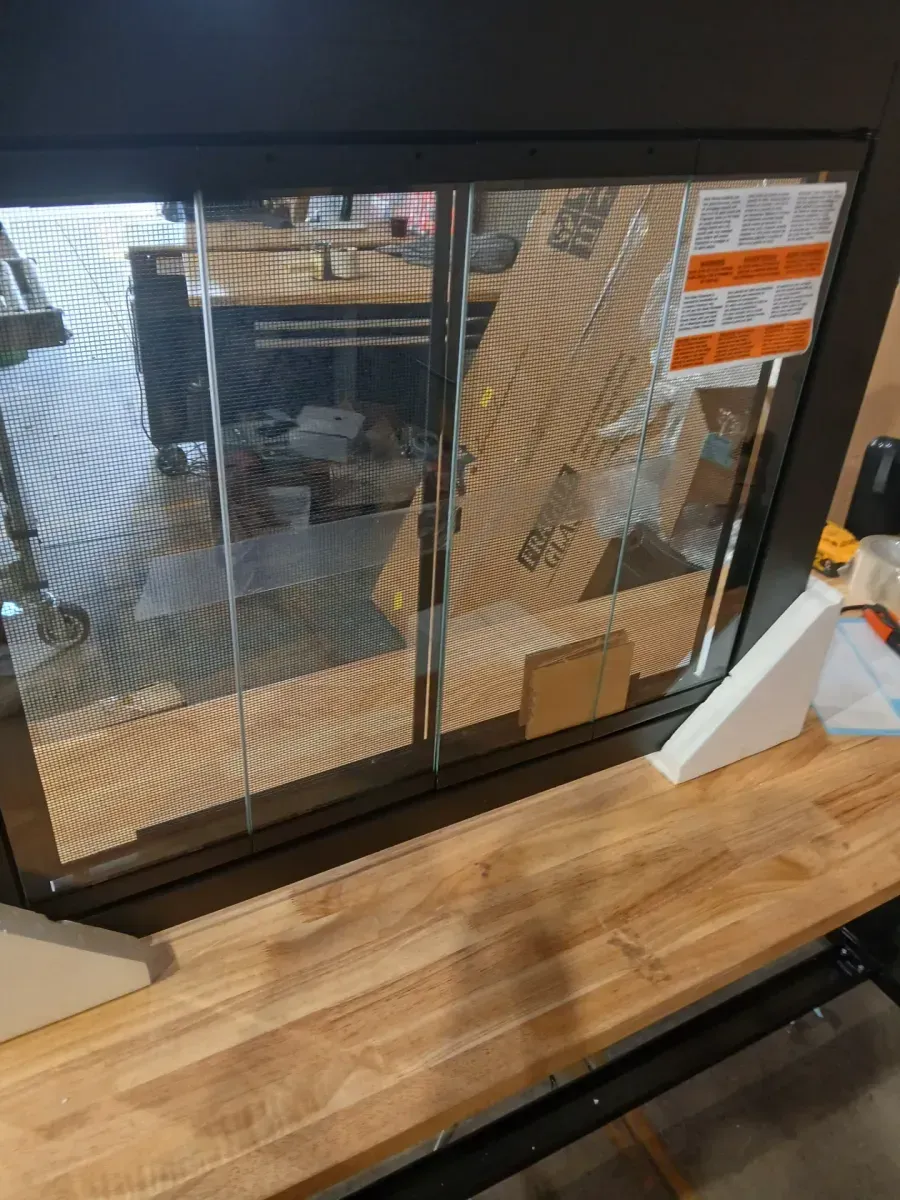 Ascot Medium Glass Fireplace Doors - image 4