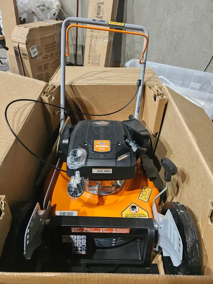 21 in. 170cc 3-in-1 Gas Walk Behind Push Lawn Mower with High Rear Wheels - image 2