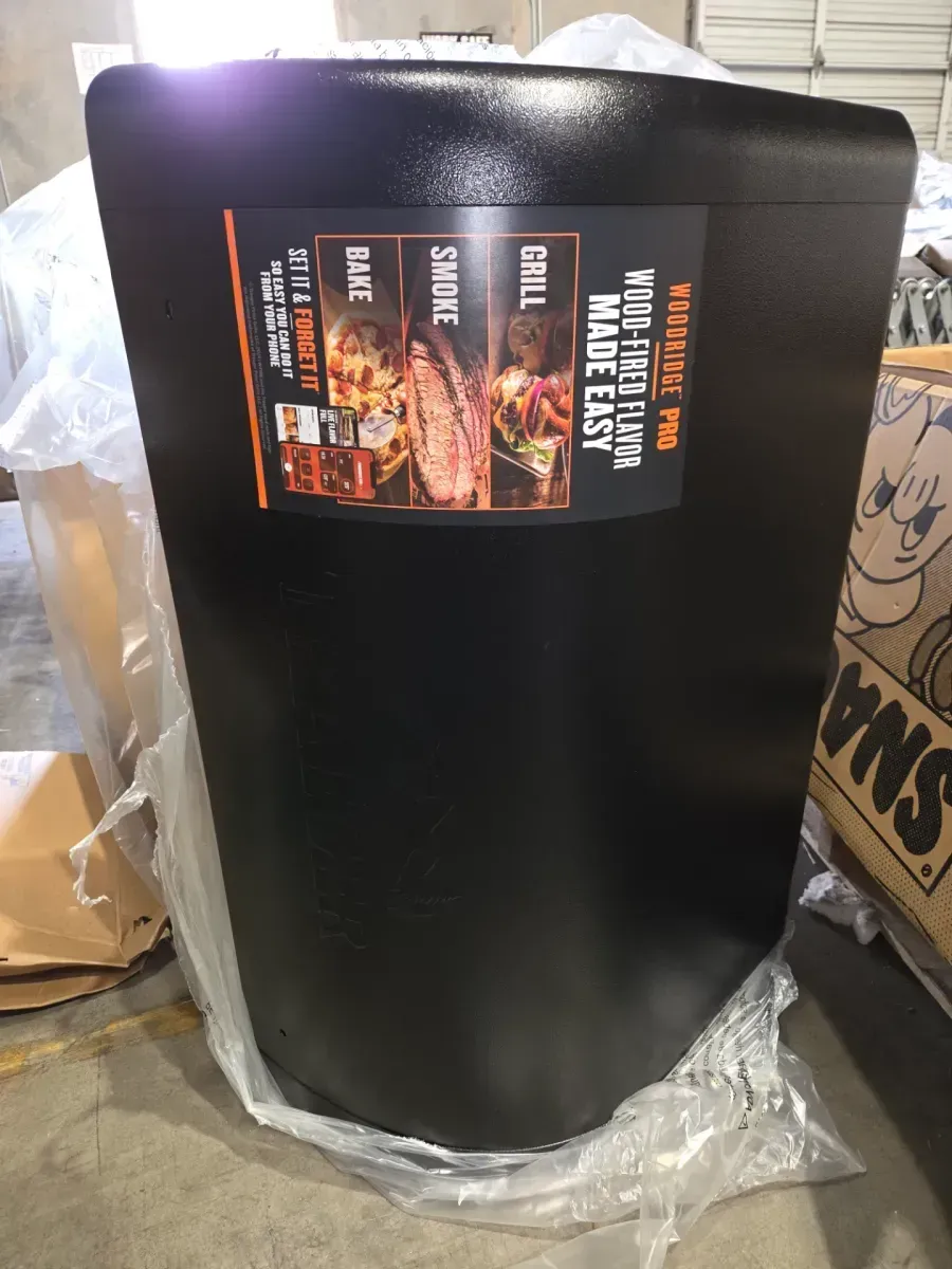 Woodridge Pro Wi-Fi Pellet Grill and Smoker in Black - image 3