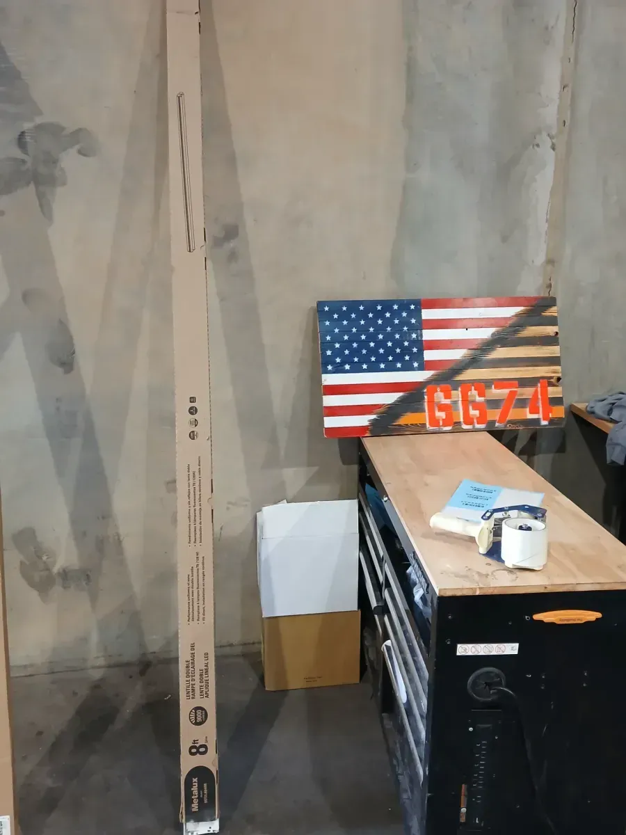 8 ft. 2-Light Linear White Integrated LED Garage Strip Light with 9000 Lumens, 4000K - image 3