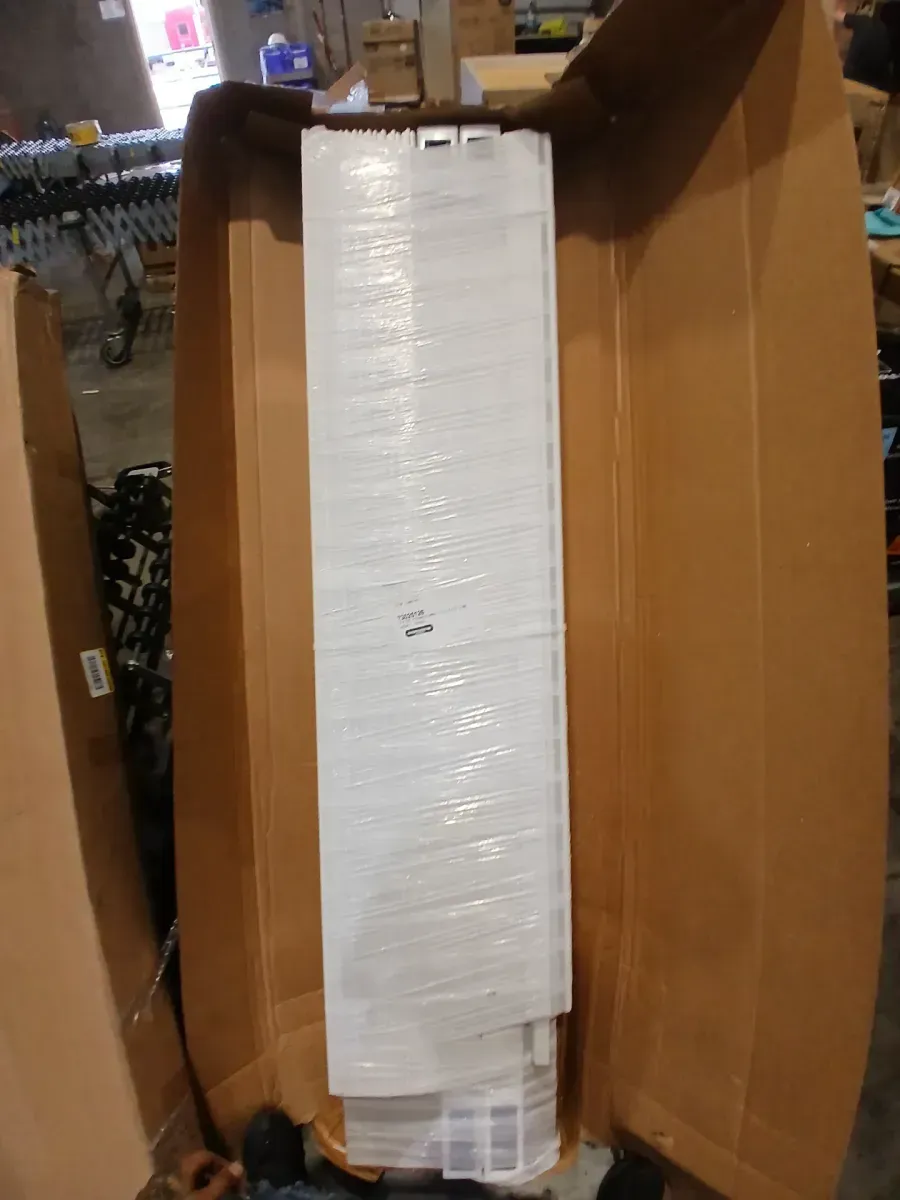 Washington 6 ft. H x 6 ft. W White Vinyl Privacy Fence Panel with 5 ft. Gate and Posts - image 3