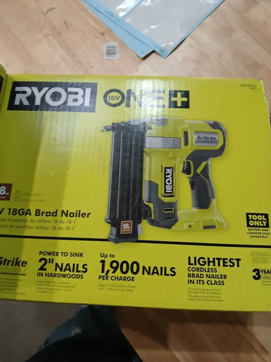 ONE+ 18V 18-Gauge Cordless AirStrike Brad Nailer (Tool Only) - image 2