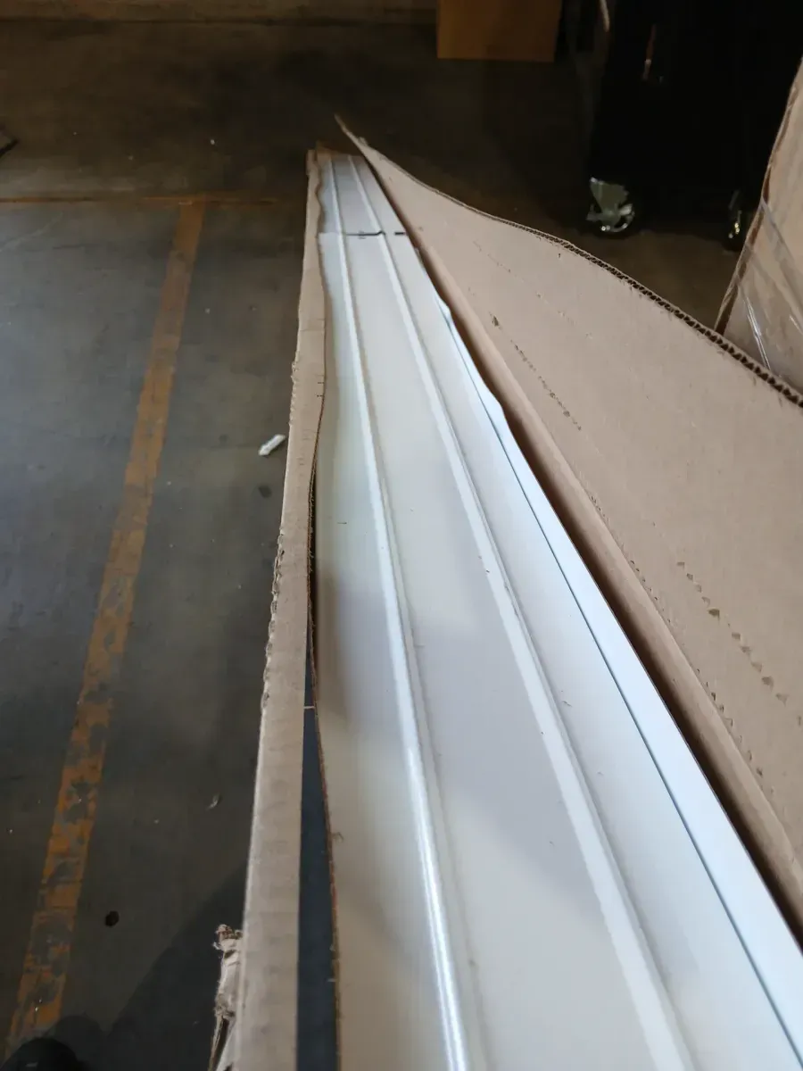 32-Watt 4-Light White 8 ft. Tandem Fluorescent Strip Light - image 3