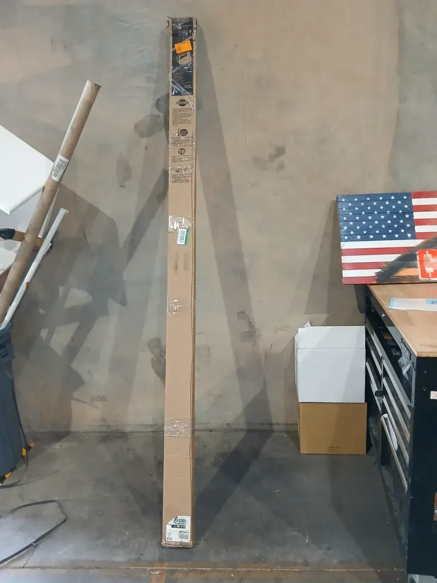 32-Watt 4-Light White 8 ft. Tandem Fluorescent Strip Light - image 4