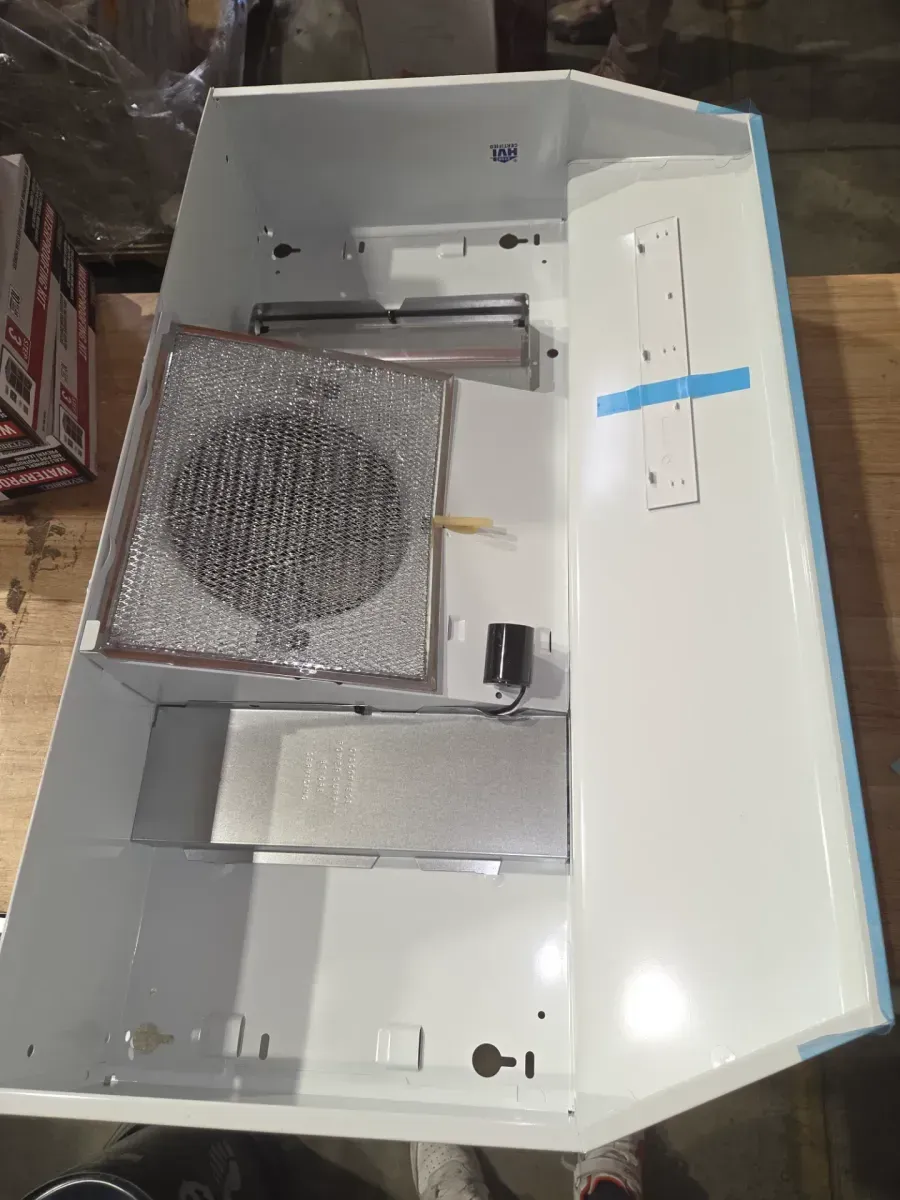 F40000 30 in. 230 Max Blower CFM Convertible Under-Cabinet Range Hood with Light in White - image 3