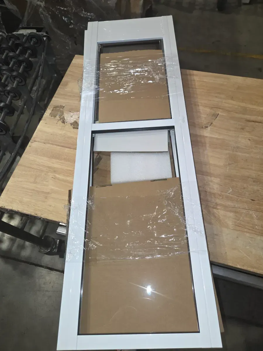 8.25 in. x 12.25 in. M White Pet and Dog Patio Door Insert for 76 in. to 81 in. Aluminum Sliding Glass Door - image 3