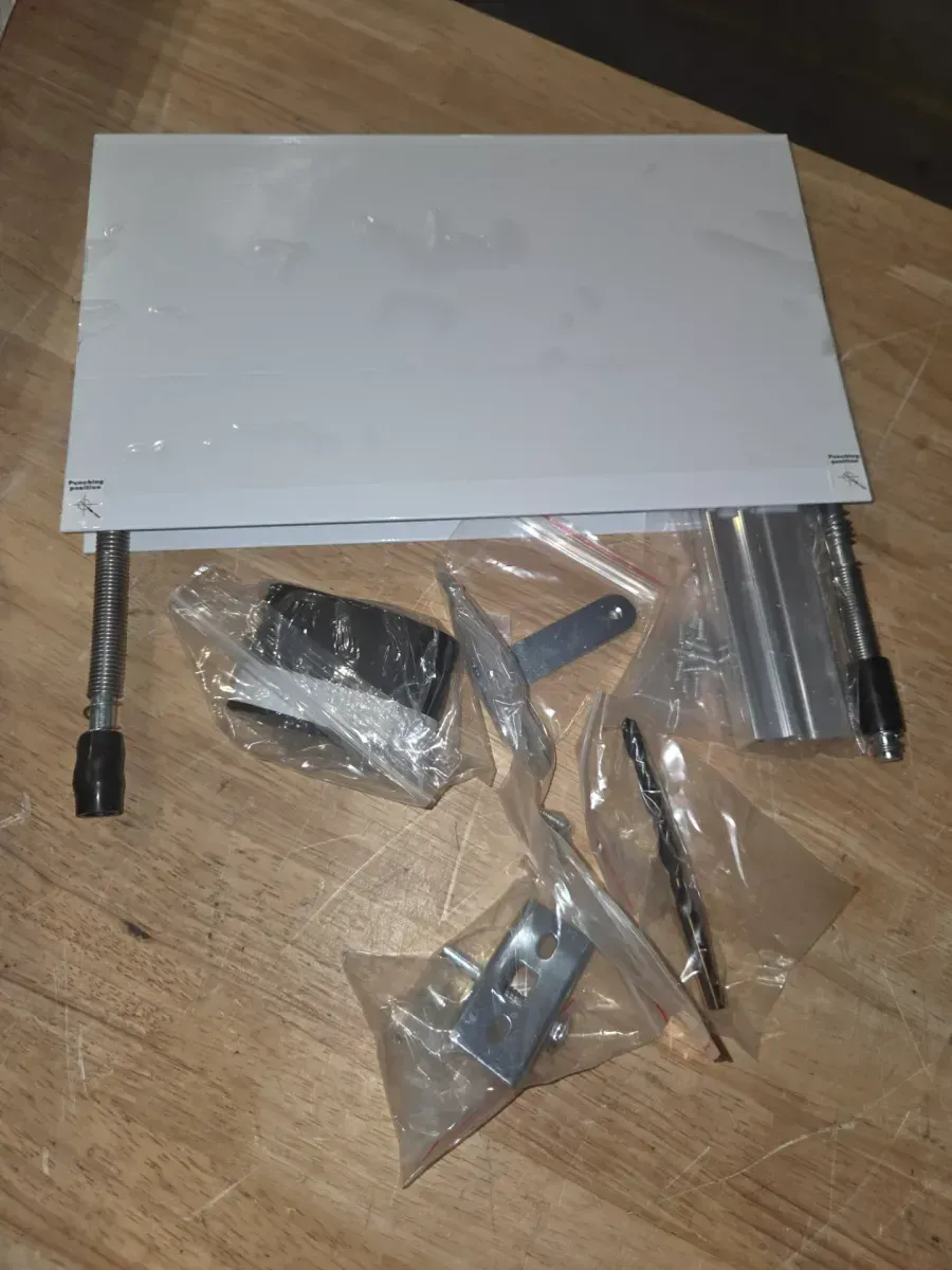 8.25 in. x 12.25 in. M White Pet and Dog Patio Door Insert for 76 in. to 81 in. Aluminum Sliding Glass Door - image 4