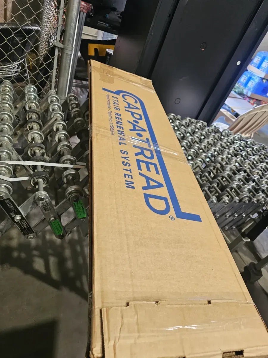 Cap A Tread Stair Renewal System - Light Oak Finish - image 3