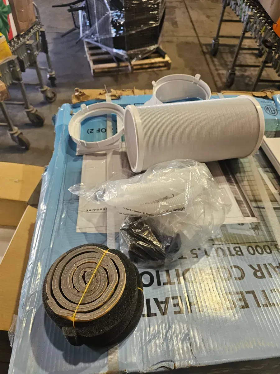 5,000 BTU 115-Volt 3-in-1 Portable Air Conditioner Unit Cools 150 sq. ft. with Dehumidifier and Remote in White - image 6