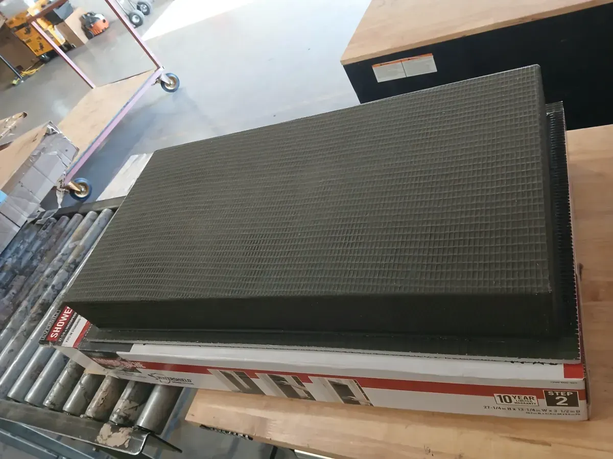 Watershield Shower System 13.25 in. x 27.25 in. x 3.5 in. Shower Niche With Adjustable Shelf - image 5