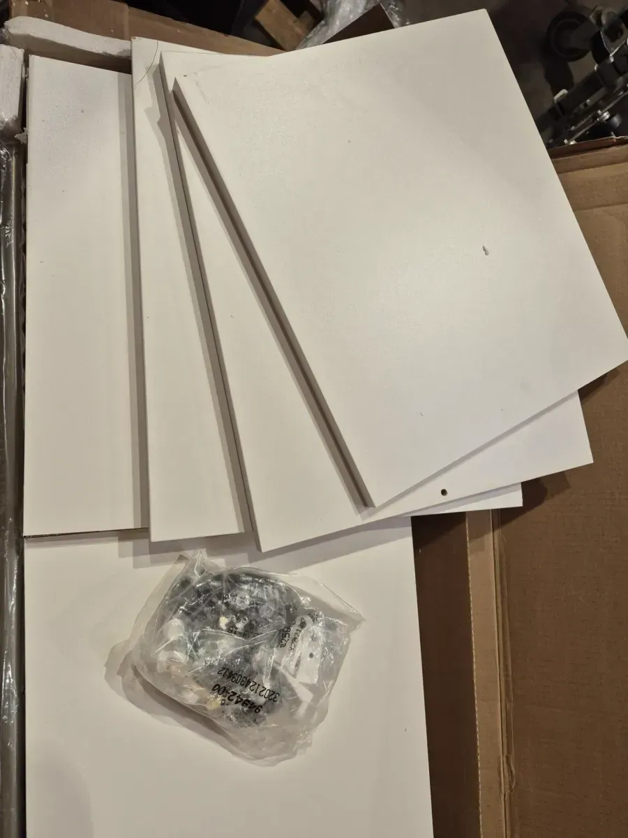 Style+ 72 in. W - 113 in. W White Narrow Wood Closet System - image 3