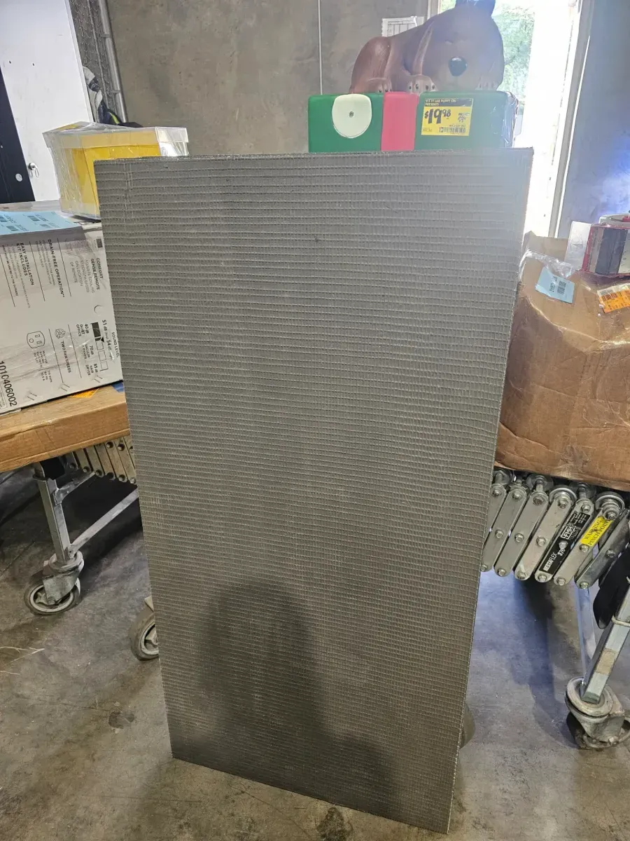 Watershield Shower System 24 in. x 48 in. x 2 in. XPS Waterproof Backer Board for Rectangular Shower Benches - image 2