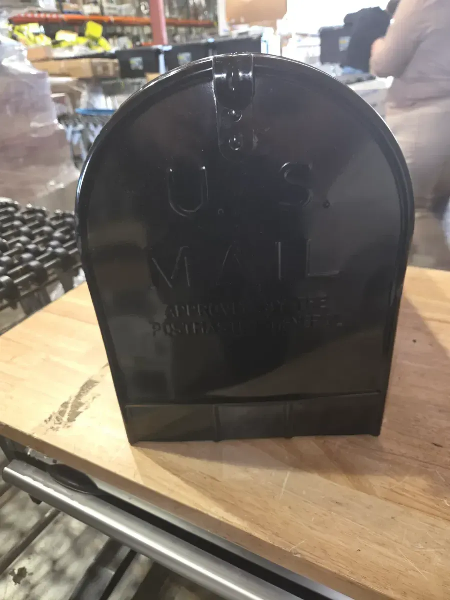 Stanley Black, Extra Large, Steel, Post Mount Mailbox - image 2