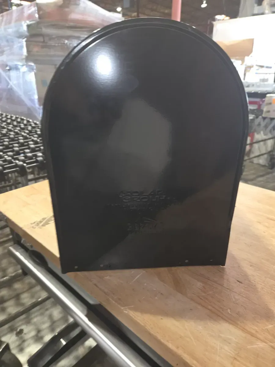 Stanley Black, Extra Large, Steel, Post Mount Mailbox - image 4