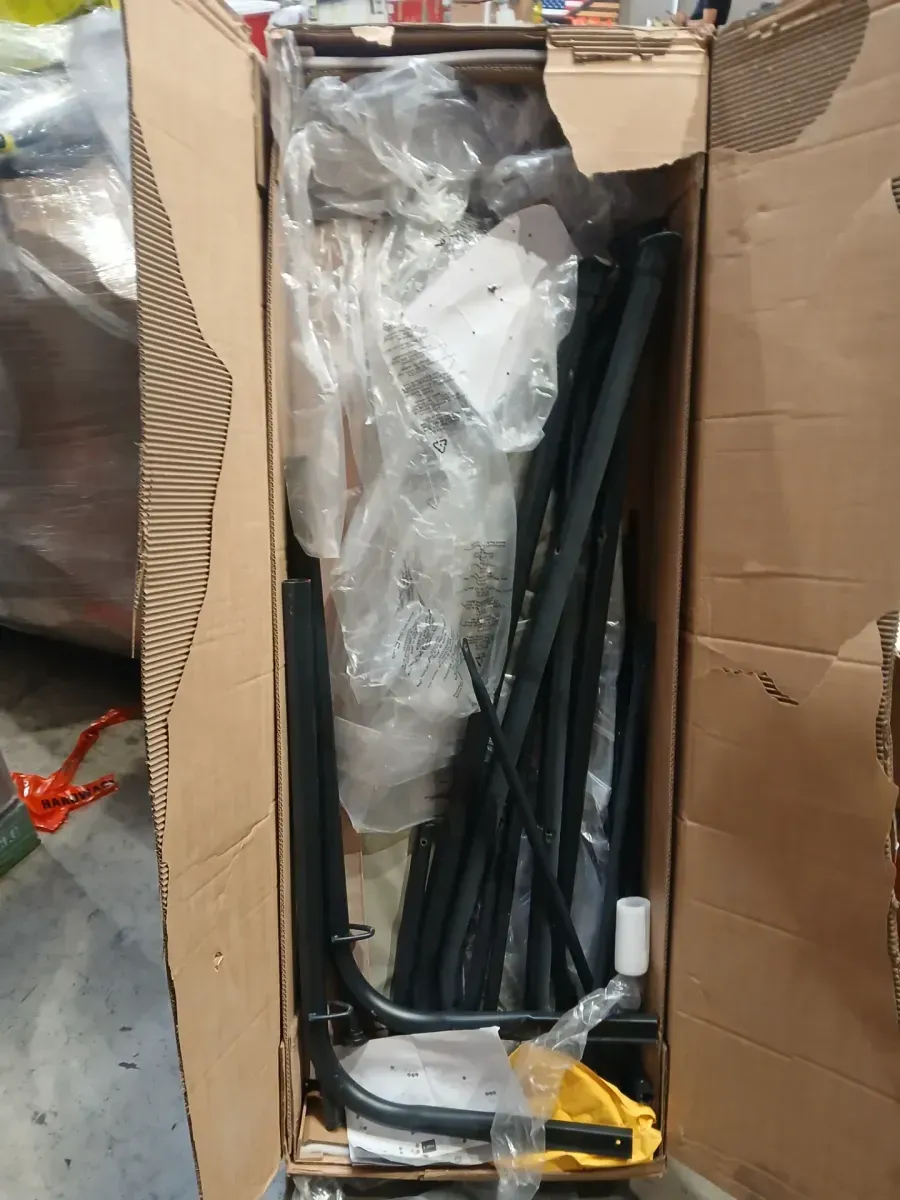 3-Person Steel Metal Outdoor Patio Swing with Canopy and Cushions - image 4