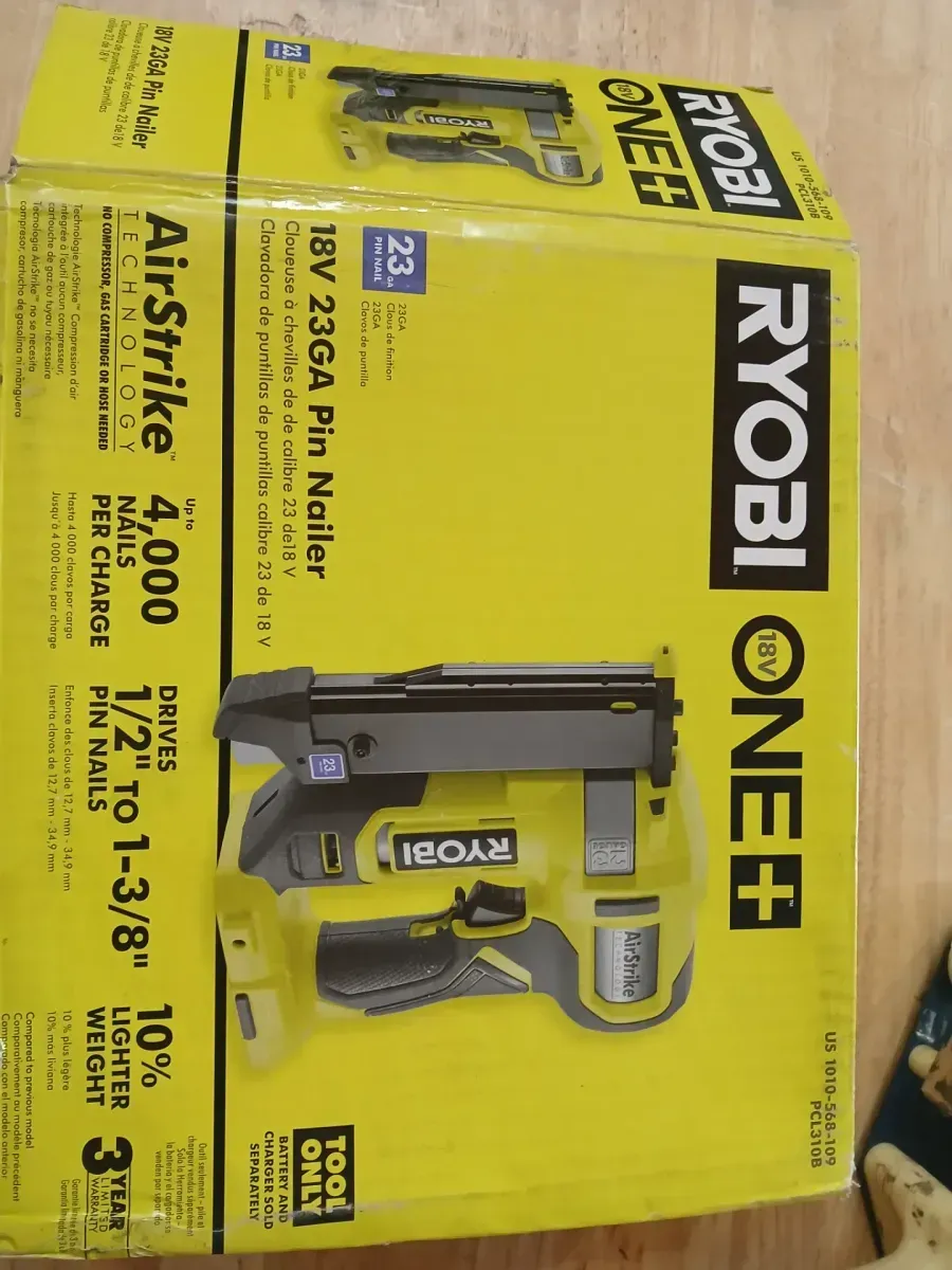 ***not funcional***ONE+ 18V Cordless Airstrike 23-Gauge Pin Nailer (Tool Only) - image 3
