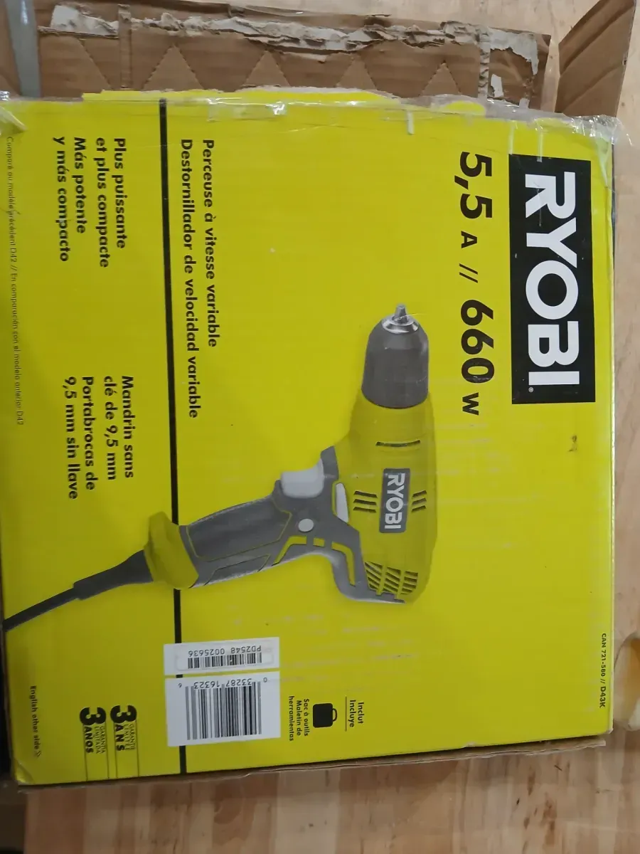 5.5 Amp Corded 3/8 in. Variable Speed Compact Drill/Driver with Bag - image 3