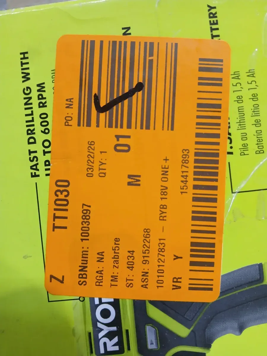 ***It is missing a few accessories.***ONE+ 18V Cordless 3/8 in. Drill/Driver Kit with 1.5 Ah Battery and 3-1/2 in. Diamond Grit Impact Drive Bits (3-Piece) - image 2