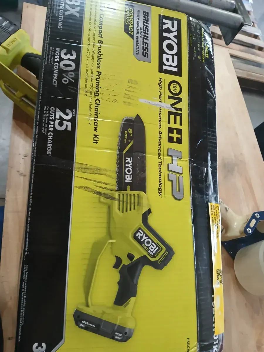 ***Non-functional***ONE+ HP 18V Brushless 8 in. Battery Compact Pruning Mini Chainsaw with 2.0 Ah Battery and Charger - image 3