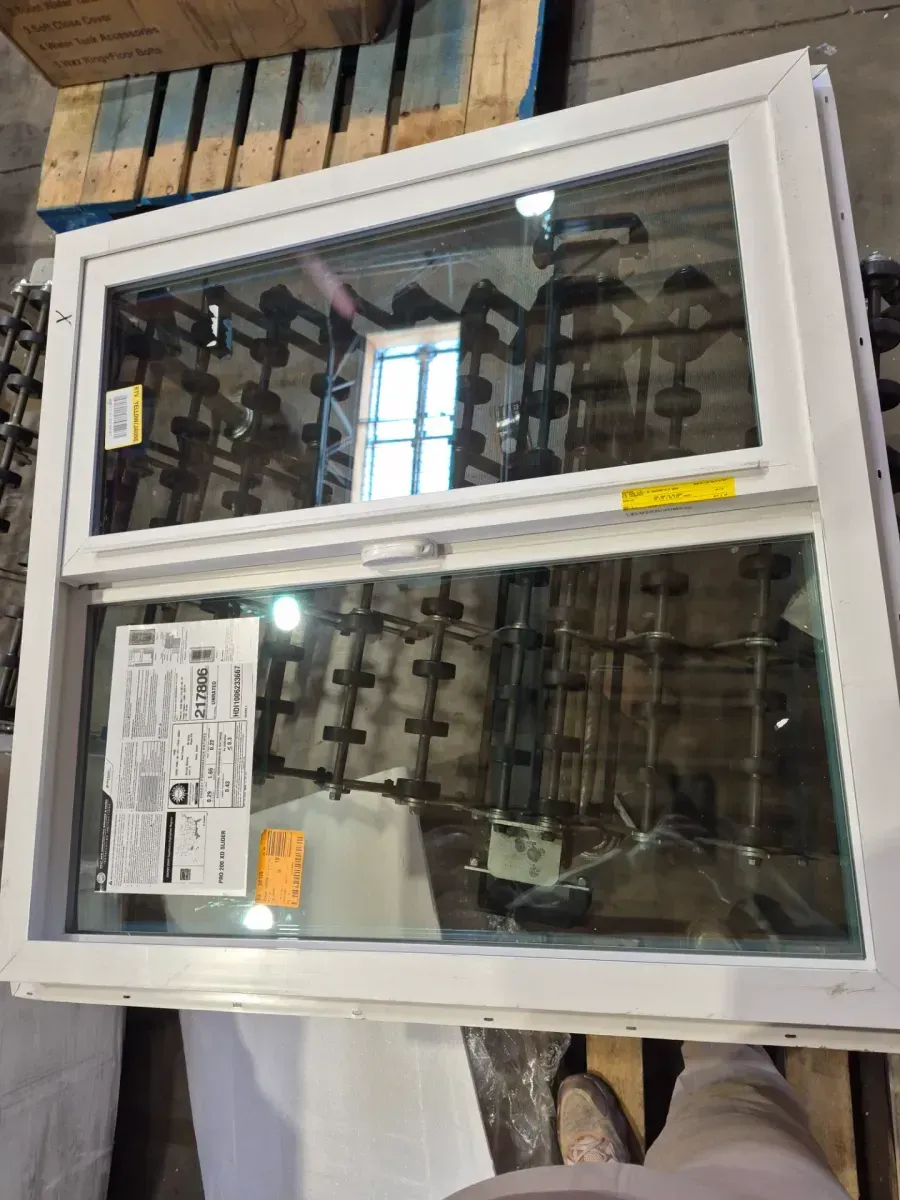 Ply Gem 35.5 in. x 35.5 in. Select Series White Vinyl Left-Hand Sliding Window with HPSC Glass, Screen Included - image 3