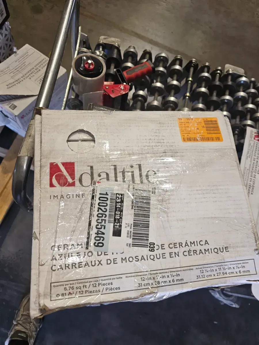 LuxeCraft White 11 in. x 12 in. Glazed Ceramic Picket Mosaic Tile (8.76 sq. ft./Case) - image 3