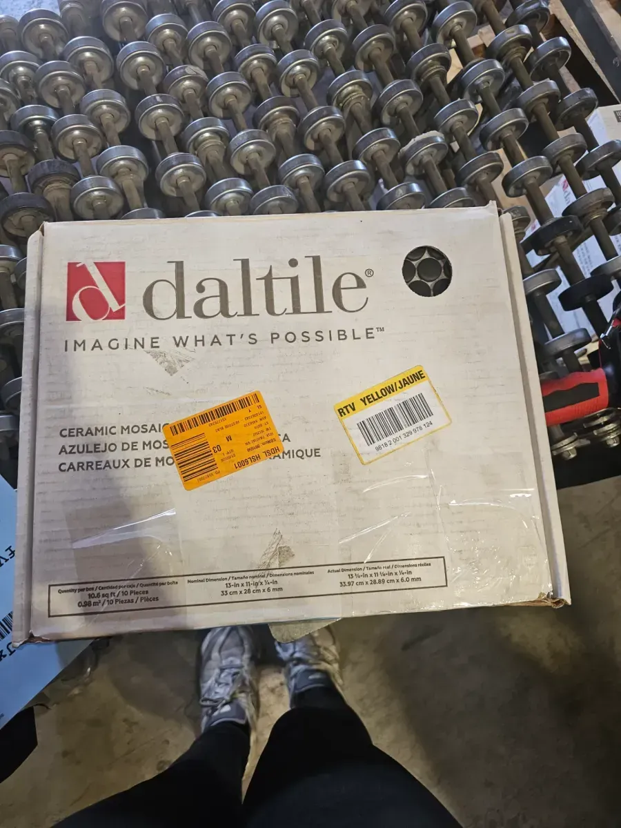 Restore Black 11 in. x 13 in. Matte Ceramic Penny Round Mosaic Floor and Wall Tile (10.6 sq. ft./Case) - image 3