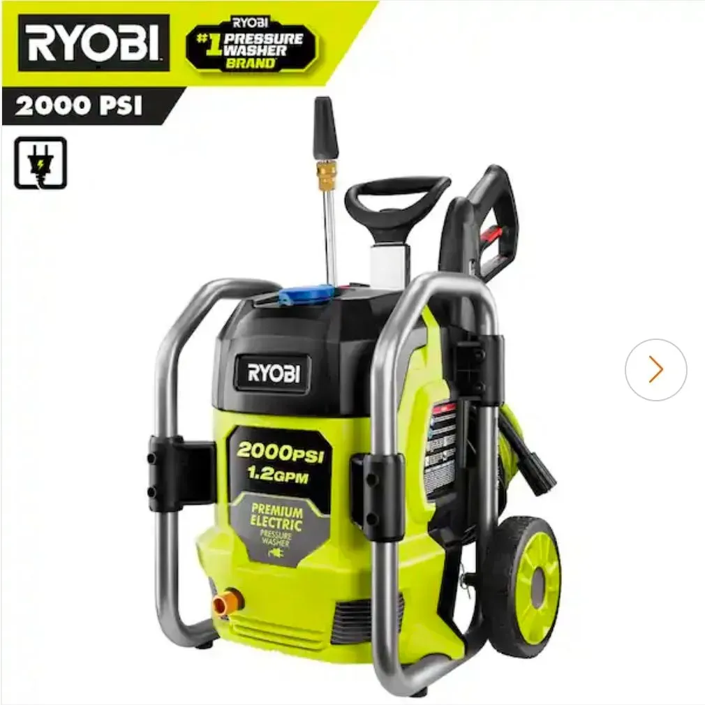 Ryobi 2000 PSI 1.2 GPM Electric Pressure Washer - image 1