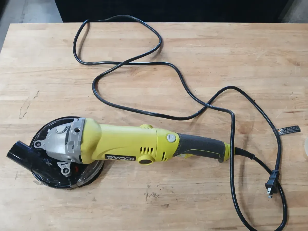 7.5 Amp 4-1/2 in. Corded Angle Grinder with Rotating Rear Handle - image 2