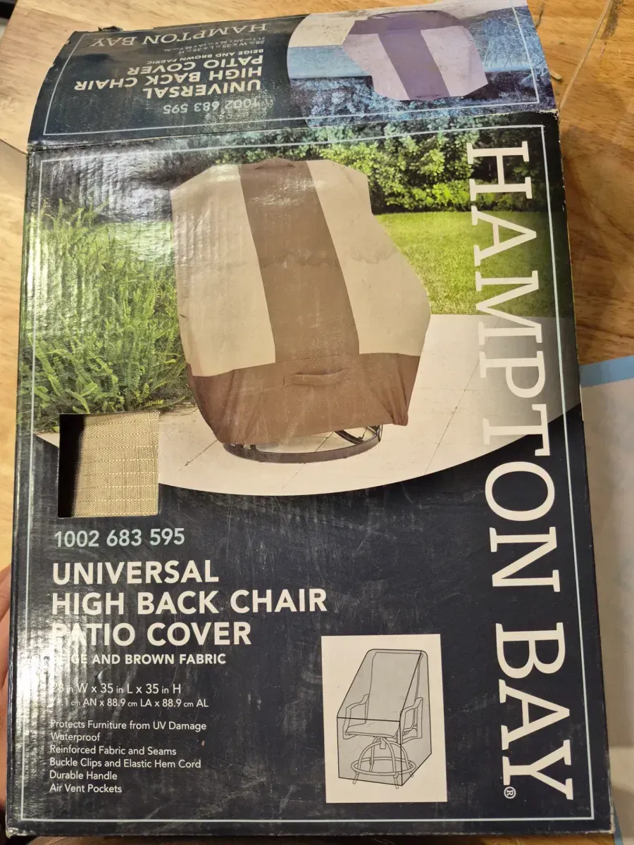 High Back Outdoor Patio Chair Cover - image 3