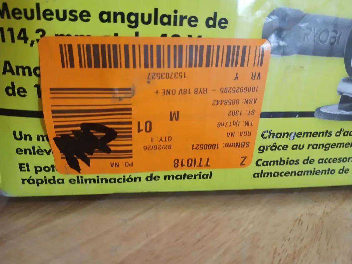 NON-Functional ONE+ 18V Cordless 4-1/2 in. Angle Grinder (Tool Only) - image 4