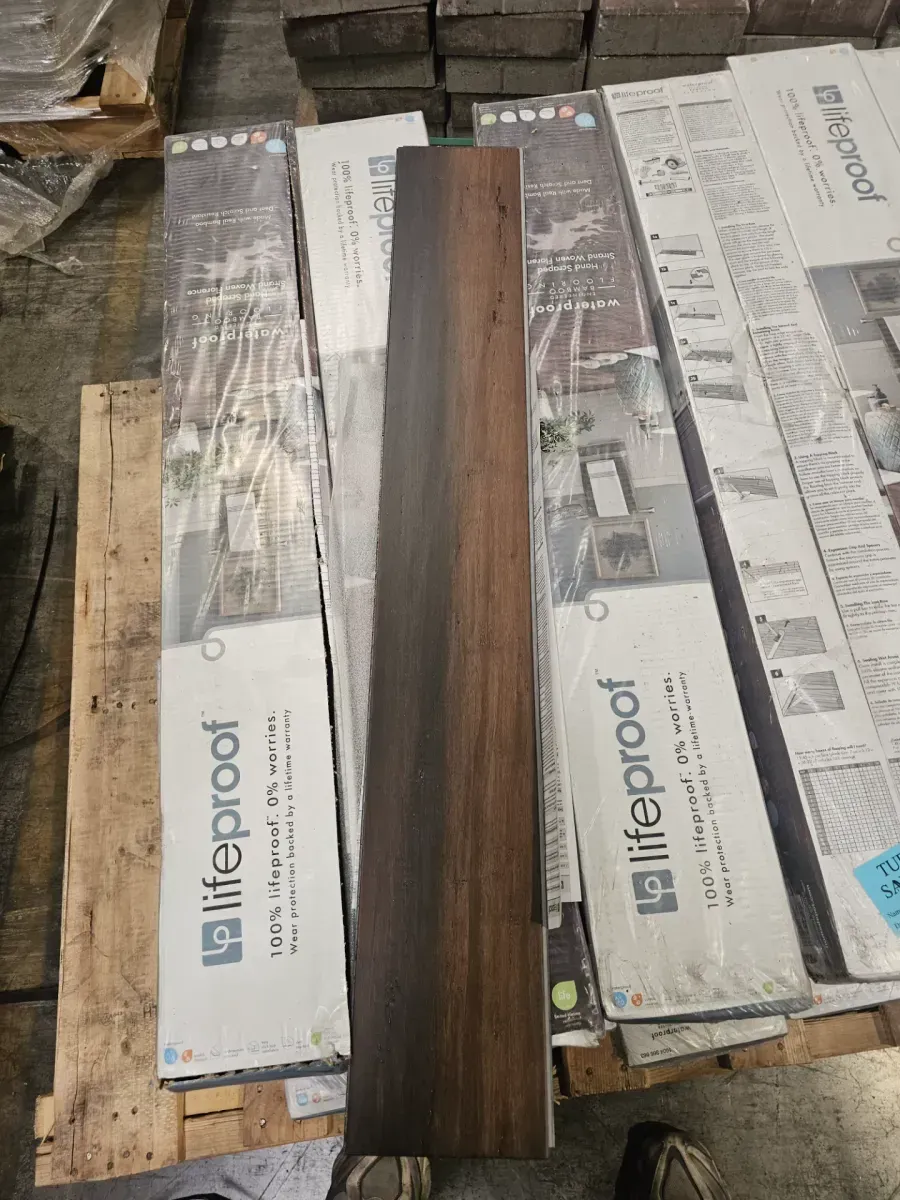 *** 24 cases (372sqft/case) *** Florence 9/32 in. T x 5.1 in. W Waterproof Hand Scraped Engineered Bamboo Flooring (15.5 sqft/case) - image 4