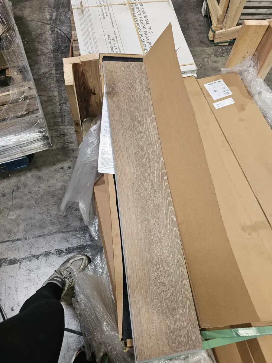 *** 22 cases ( 526.9 sq. ft./Case) ***  Fernwood 6 MIL x 6 in. W x 36 in. Warm Brown Waterproof Click Lock Luxury Vinyl Plank Flooring (23.95 sq. ft./Case) - image 2