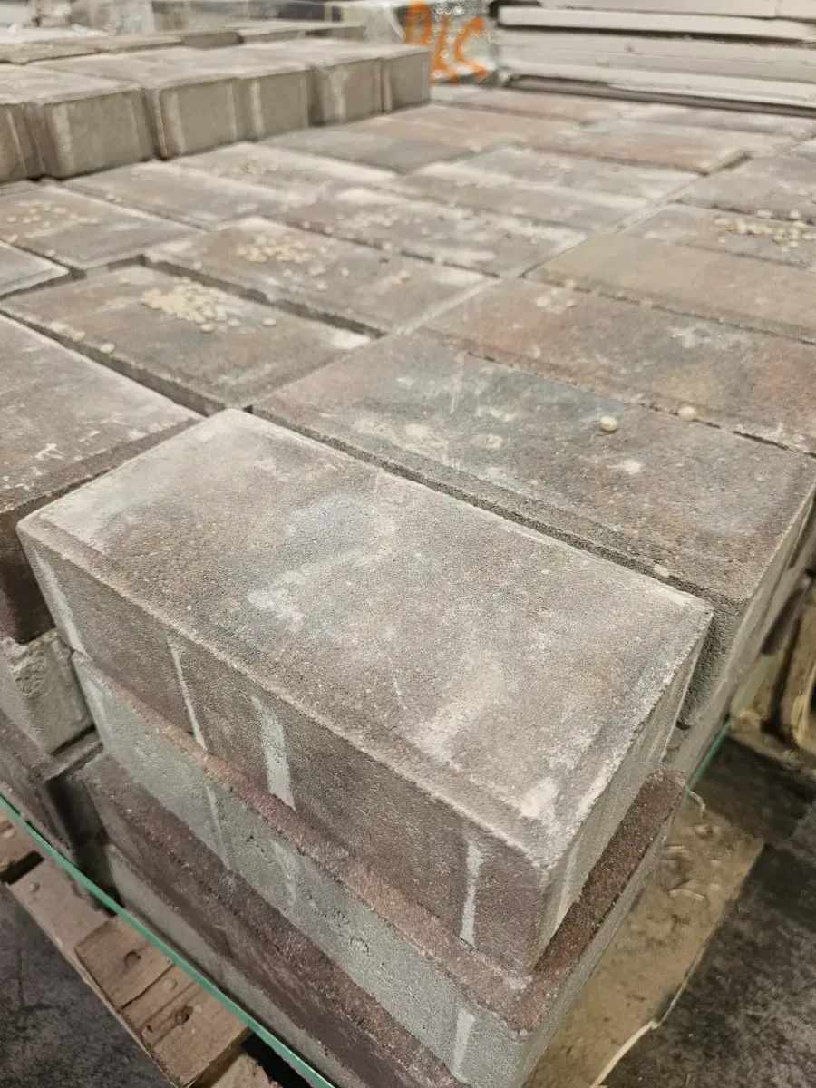 Rectangle Concrete Paver Stone - Gray/Brown Blend - image 2
