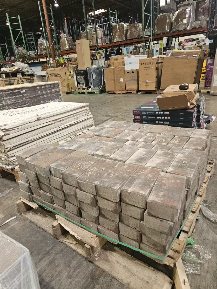 Rectangle Concrete Paver Stone - Gray/Brown Blend - image 4