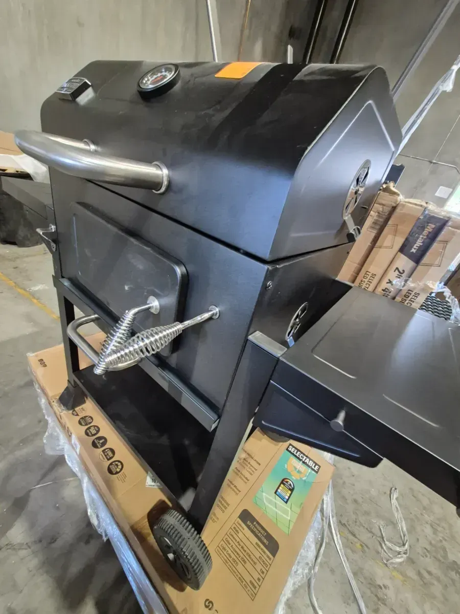 Oakford Homestead 24-Heavy Duty Charcoal Grill in Black - image 4