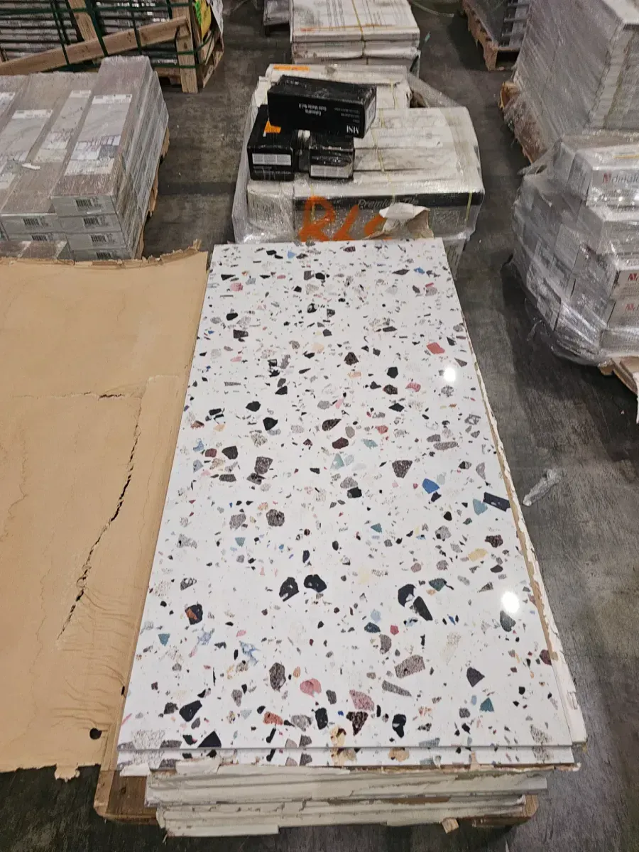 Vives Lucent Multicolor Terrazzo-Effect Polished Porcelain Tile - image 2