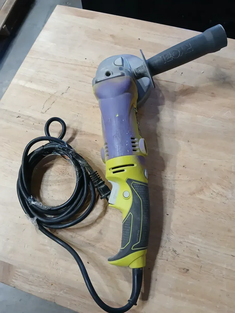 ***Non-functional***7.5 Amp 4-1/2 in. Corded Angle Grinder with Rotating Rear Handle - image 2