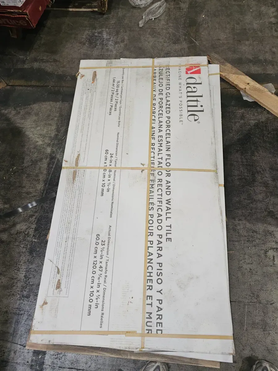 *** 12 cases ( 186 sq. ft. /case) *** ( Maisto Safari Calacatta 24 in. x 48 in. Polished Porcelain Marble Look Floor and Wall Tile (15.5 sq. ft. /case) - image 3