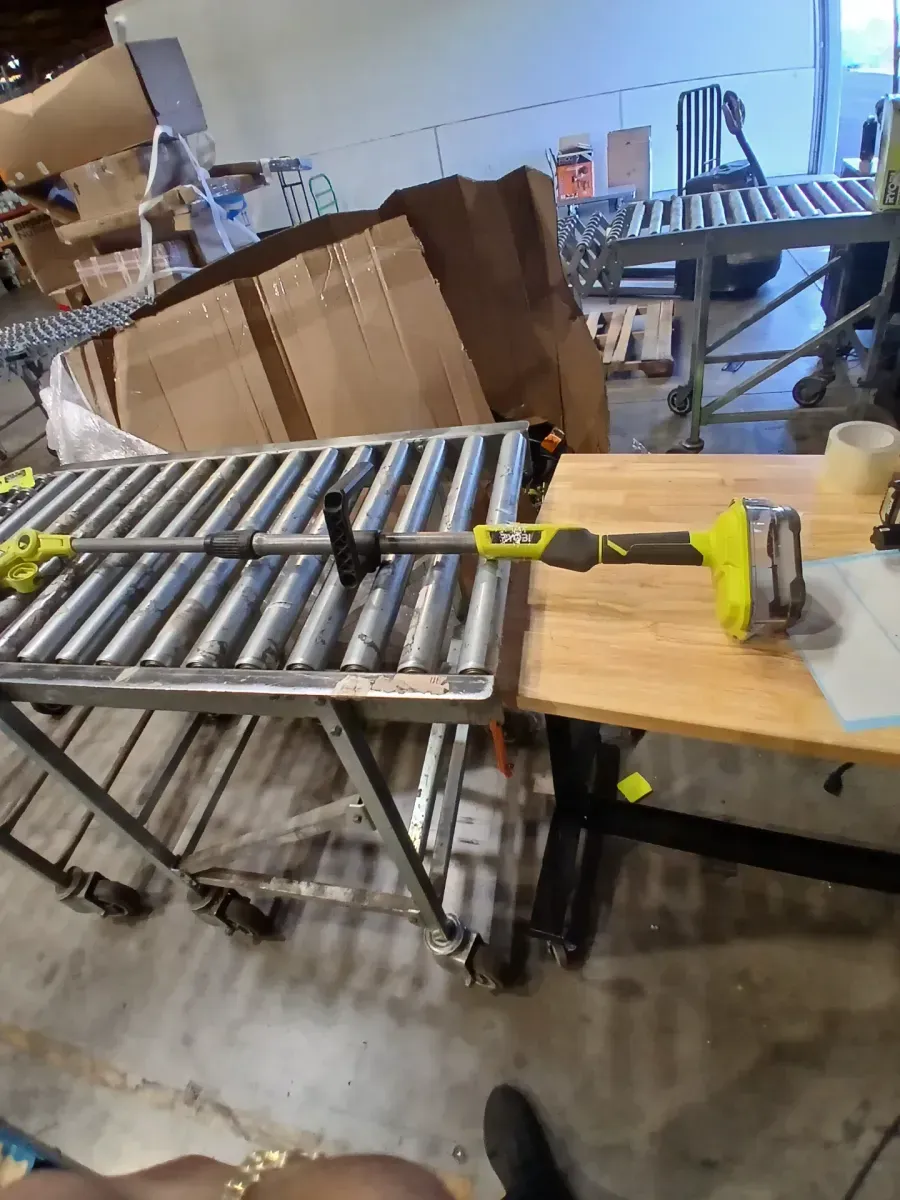 ***non functional ONE+ 18V Cordless Telescoping Power Scrubber (Tool Only) with 6 in. Knit Microfiber Kit - image 5