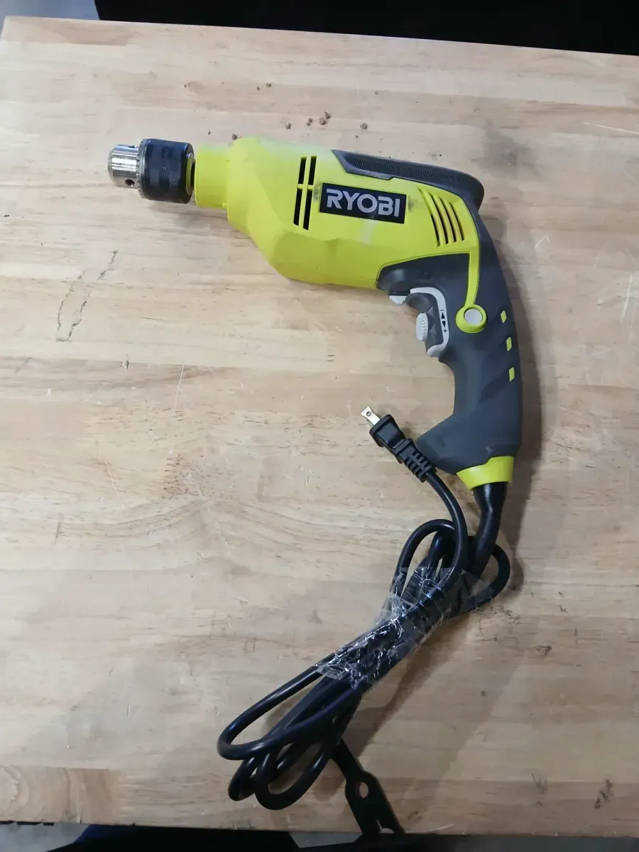 ***Non-functional***Ryobi D60H Corded Drill With Chuck Key - image 1